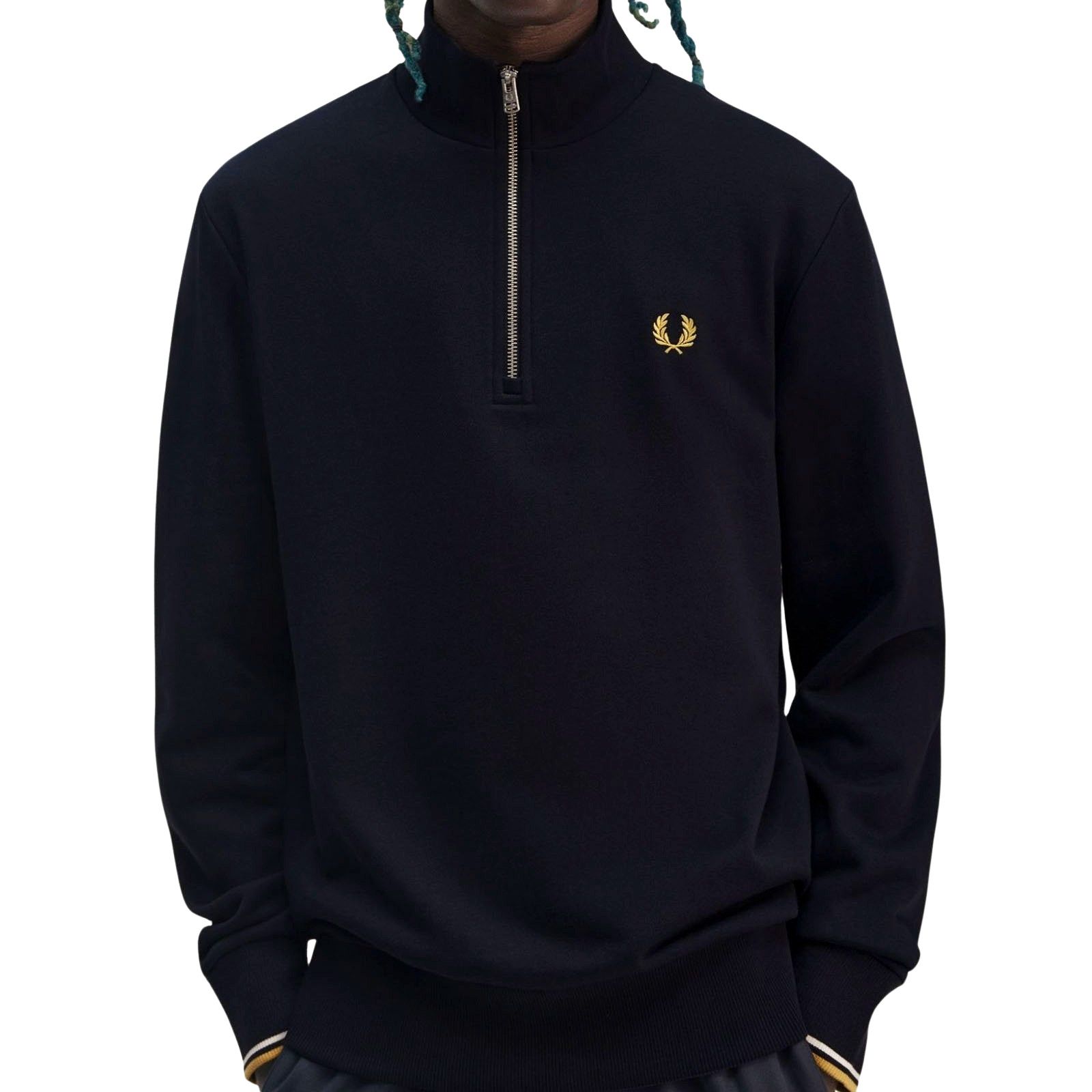 Fred Perry Half Zip Sweater Men | Plutosport